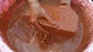 ASMR|| Pure soft and dusty reddirt #asmr #satisfying #relaxing #asmrvideo #odlysatisfying #relax 