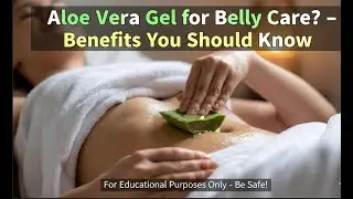 Benefits of Applying Aloe Vera Gel on the Belly | Natural Wellness Tips #asmr #dailyvlog