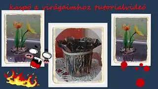 Kasp&oacute; k&eacute;sz&iacute;t&eacute;se &uuml;vegpoh&aacute;r, ragaszt&oacute; &eacute;s marad&eacute;k anyag felhaszn&aacute;l&aacute;s&aacute;val, tutorialvideo