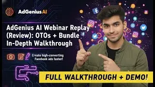 AdGenius AI Webinar Replay (Review): OTOs + Bundle In-Depth Walkthrough