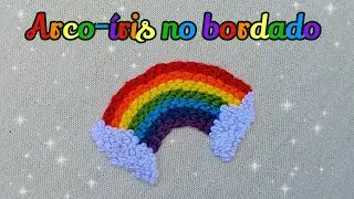 COMO FAZER UM BORDADO DE ARCO-ÍRIS | Ateliê Lemaru