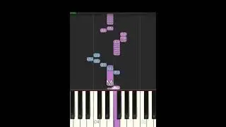 Saudade Bandida - Victor & Matheus #tutorial #teclado #piano #partitura #music #musica #shorts