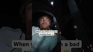 When you drive through a bad neighborhood‼️🤣 #comedyshorts #snl #relatable