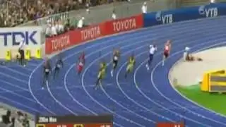 Usain Bolt 200m 19.19(cz commentary)