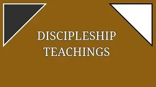 #2 Discipleship John 8:30-32