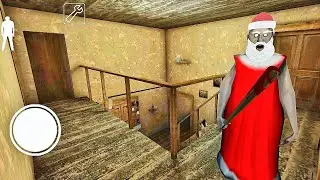 Granny Game Horror Escape Gameplay | Granny Santa Claus 😅🌲 Ep10