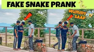 Epic Snake Prank | Part 2 | Crazy Reaction | Gorang Saini #prank #prankvideo #viralvideo