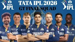 GT Full Squad IPL 2026 🔥 | Gujarat Titans Official Team After Auction | GT Players List 2026 | 