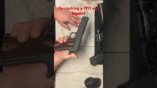 How to de-cock a 1911 #1911 #45acp #gunsafety #tisas