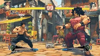 Фэй Лонг против Хьюго (Самая сложная битва) Street Fighter 4. | Эпическая битва