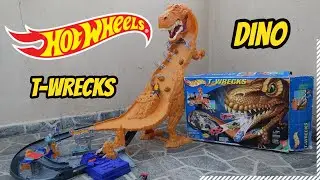 Hotwheels T-WRECKS - Pista Dino T-Rex Gigante