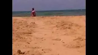 crazy fat women in the beach