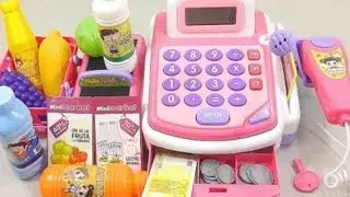DIY Cash Register Food Shopping Market Toys / 收银机食品购物市场玩具