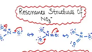 Resonance structures of Nitrate ion | General Organic Chemistry