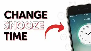 How To Change Snooze Time On iPhone