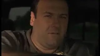 Tony Soprano listening to Up 'N Da Club