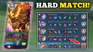 SEMI TANK SUN HARD MATCH IN MYTHICAL HONOR! (no cooldown!👍) SUN BEST BUILD 2025 -MLBB