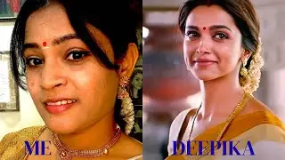 Recreating Deepika Padukone’s South Saree Look 🌼 | Chennai Express | GRWM Vlog