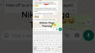 students sucess stories #nikhilatrainingspega #pegatutorial #pegacertification #pegatraining.