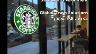 GTS2000 Commercial Compactor Helps Starbucks Reduce Waste | Global Trash Solutions