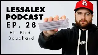 LIVE Sports Card Q&A w/ Bird Bouchard (Red Cape Sports) | LessAlex Podcast 28