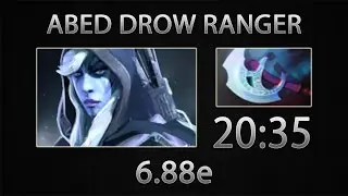 Dota 2 Drow Ranger Fast Farm - Abed - Manta Style - 20:35 [6.88e]