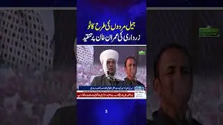 Zardari&rsquo;s criticism of Imran Khan