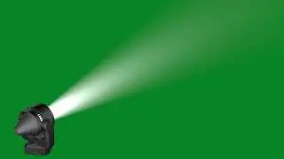 Concert Stage 1 Light Green Screen and Black Screen Background Video Loop Effect HD
