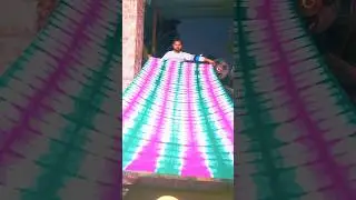 red green simple process shibori teidye #viralvideo #shortsfeed #shorts