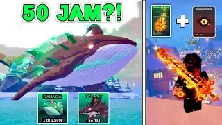 50 JAM AFK DI CHRISTMAS ISLAND ! BUAT MANCING EMERALD WINTER WHALE & KRAMPUS SHARK - Fish It Roblox