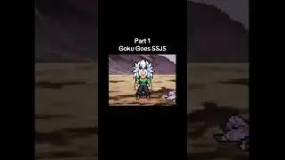 Goku Transforms To SSJ5! Goku Vs Xicor! Sprite Animation