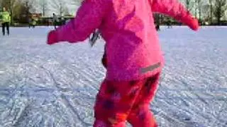 Kristel schaatst