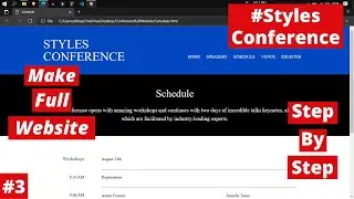 How To Make Multiple Web Pages Using HTML & CSS | Part #3 | Make Full Website Tutorial | 