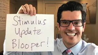 FUNNY Stimulus Update Blooper | Stephen Gets Surprise Visitor