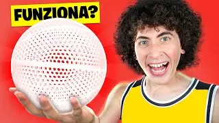 Creo la PALLA da BASKET SENZA ARIA con la Stampante 3D: FUNZIONA?
