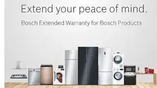 Bosch Washing machine Extended warranty in tamil