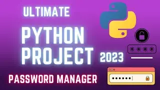 Ultimate python project How to create Password manager project