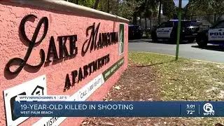 19-year-old man shot dead at West Palm Beach apartment complex
