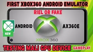 Finley first Xbox 360 emulator on Android gameplay test Mali GPU 🔥 