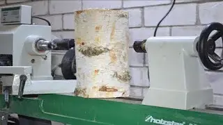 Woodturning - Birch Stump