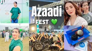 Azaadi Fest 💚 || Pakistan First drone show 😍 || Asim azhar concert 🤩 || Maheen and her struggles❤️