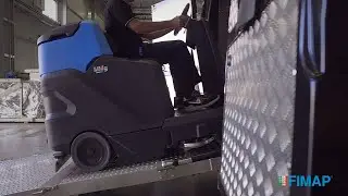 MMg | Compact ride-on scrubber | Ramp Up | Experience Power