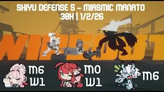 New Shiyu Defense hurts to play - 30K Miasmic Manato | Main Dps M6 Zhao