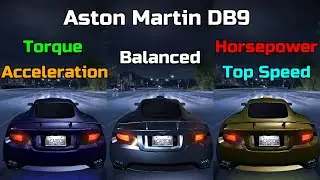 Torque vs Balanced vs Horsepower - Aston Martin DB9 Tuning  - Need for Speed Carbon Redux mod
