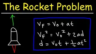 2 Stage Rocket Problem - Kinematics and Projectile Motion | Physics