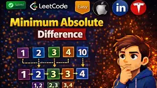LeetCode | POTD | Minimum Absolute Difference