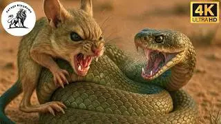 Sahara Death: Desert Kangaroo Faces Venomous Snake Attack #animaldocumentary | Savage Kingdoms