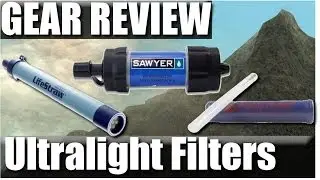 Ultralight Backpacking Water Filters: Sawyer mini squeeze vs. Lifestraw vs. Aquamira Review
