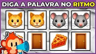 [[ NOVO DESAFIO ]] 📢 DIGA A PALAVRA NA BATIDA | Níveis: 🟩 Fácil 🟨Médio 🟥 Difícil #macaquiz