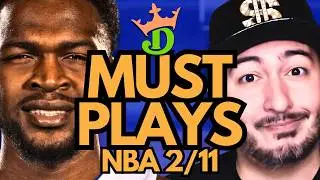 NBA DFS Wednesday 2/11 (DraftKings NBA MUST PLAYS) | NBA DFS Picks